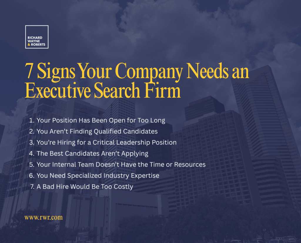 rwr, executive search, recruiting firm, recruiters, search firm, houston, nationwide